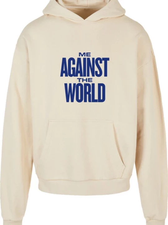 Obrázek produktu Merchcode Mikina 'Tupac Me Against The World' písková / tmavě modrá