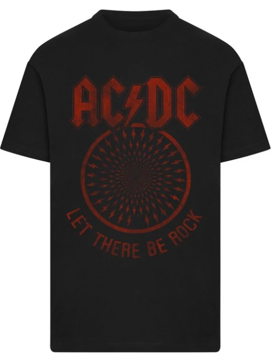 Obrázek produktu Merchcode Tričko 'ACDC Let There Be Rock' tmavě červená / černá