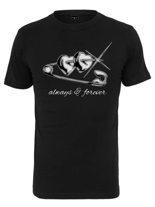 Obrázek produktu Merchcode Tričko 'Always And Ever'  šedá / černá / bílá