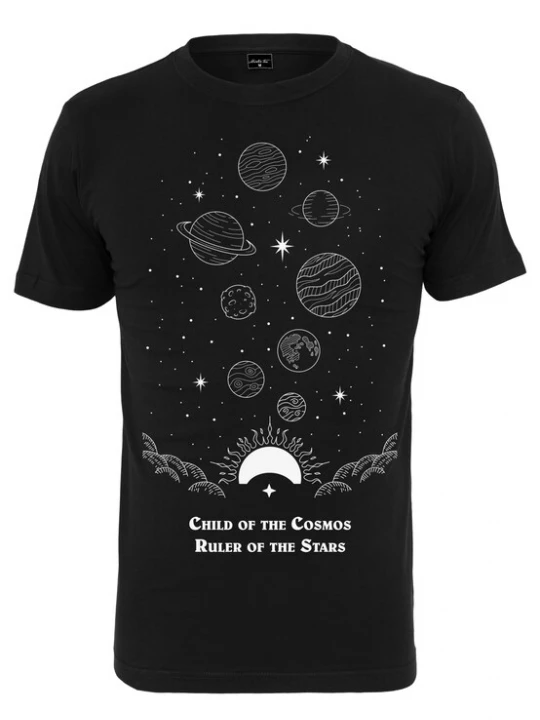 Obrázek produktu Merchcode Tričko 'Child Of The Cosmos'  černá / bílá
