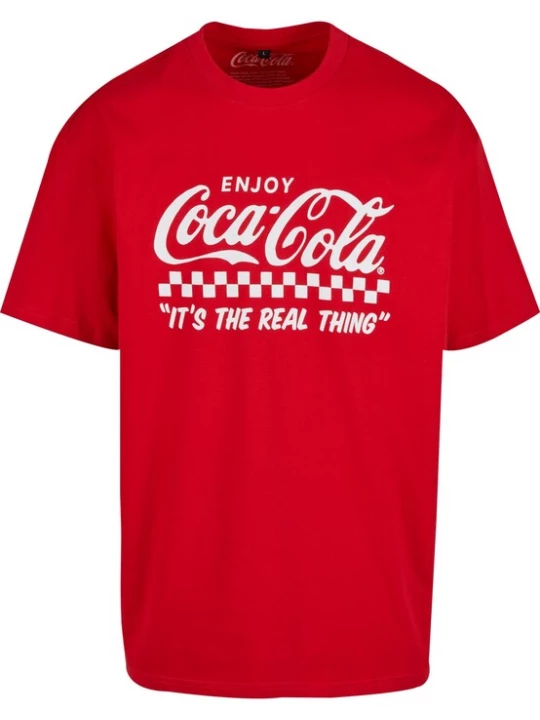 Obrázek produktu Merchcode Tričko 'Coca Cola Enjoy Coke' červená / bílá