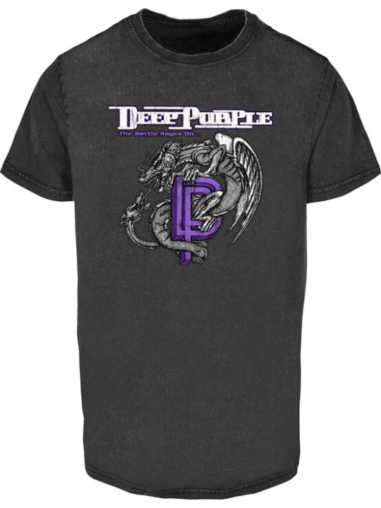 Obrázek produktu Merchcode Tričko 'Deep Purple Dragon'  fialová / černá / bílá