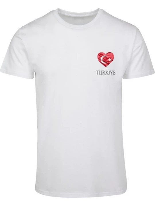 Obrázek produktu Merchcode Tričko 'Football - Turkey'  červená / černá / bílá