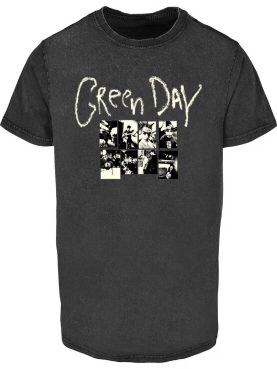 Obrázek produktu Merchcode Tričko 'Green Day Collage'  černá / bílá