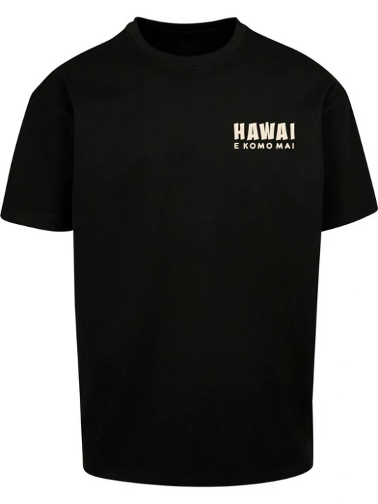 Obrázek produktu Merchcode Tričko 'Hawai' režná / černá