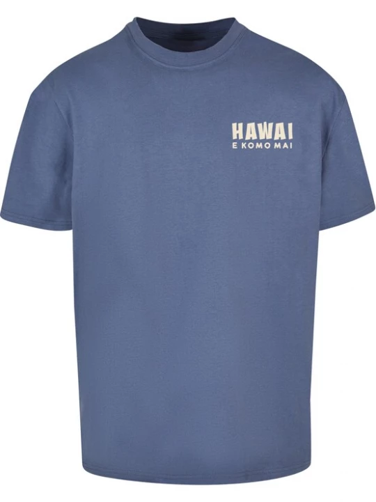 Obrázek produktu Merchcode Tričko 'Hawai'  světle béžová / safírová