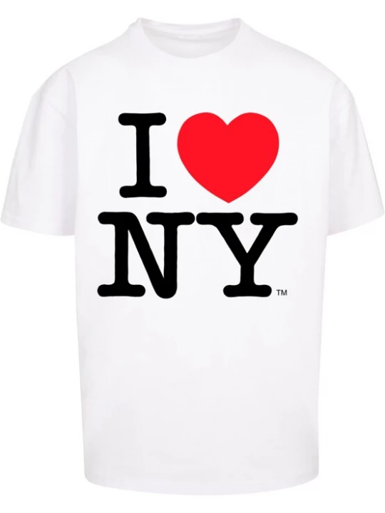 Obrázek produktu Merchcode Tričko 'I Love NY'  červená / černá / bílá