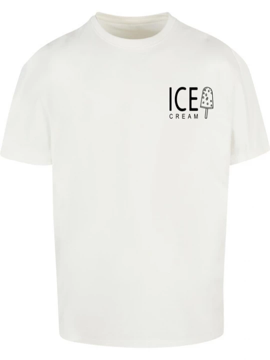 Obrázek produktu Merchcode Tričko 'Ice Cream'  černá / bílá