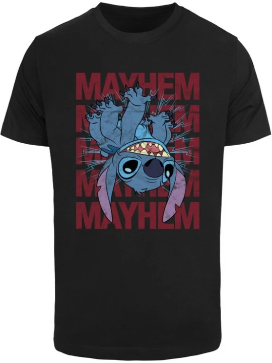 Obrázek produktu Merchcode Tričko 'Lilo & Stitch Mayhem'  mix barev / černá