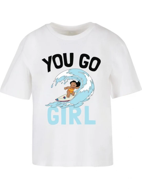 Obrázek produktu Merchcode Tričko 'Lilo & Stitch You Go Girl'  mix barev / bílá