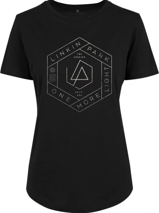 Obrázek produktu Merchcode Tričko 'Linkin Park OML' stříbrně šedá / černá