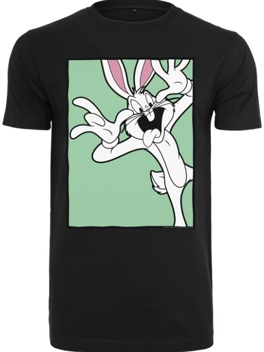 Obrázek produktu Merchcode Tričko 'Looney Tunes Bugs Bunny Funny Face' mix barev / černá