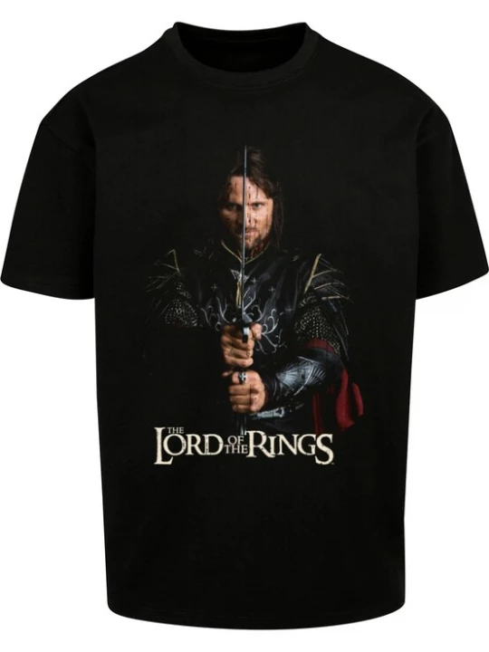 Obrázek produktu Merchcode Tričko 'Lord of the Rings - Aragorn'  mix barev / černá