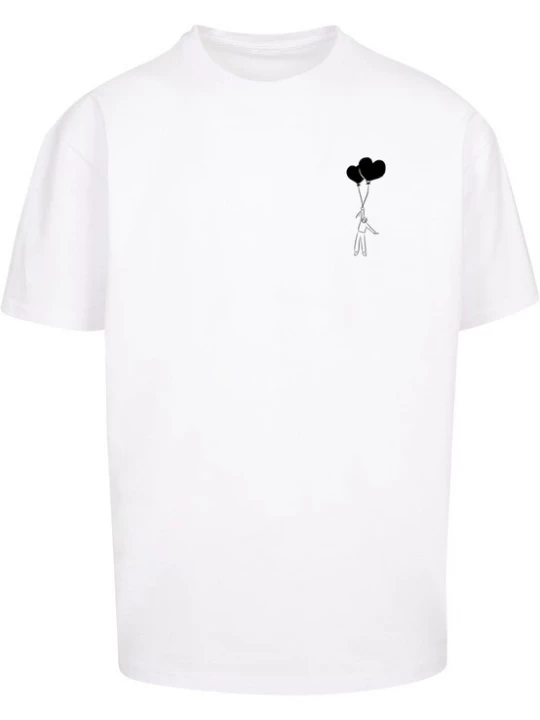 Obrázek produktu Merchcode Tričko 'Love In The Air'  černá / bílá