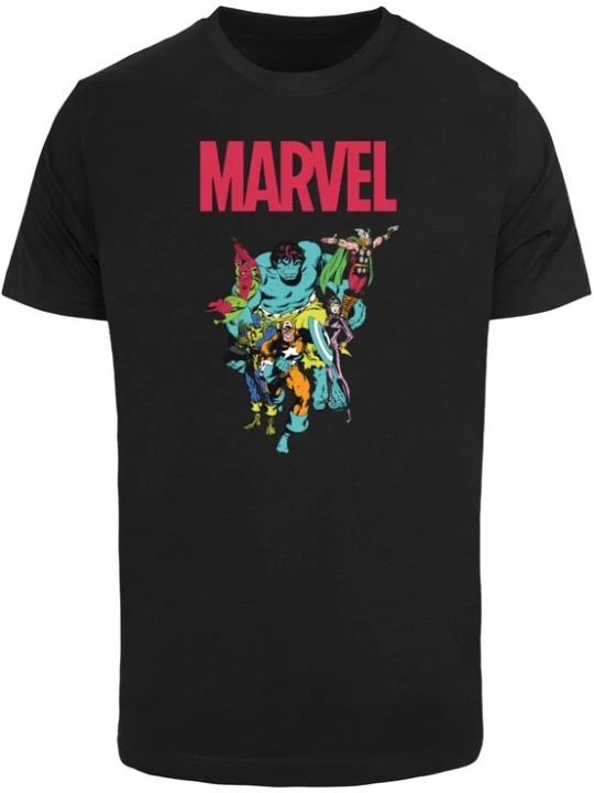 Obrázek produktu Merchcode Tričko 'Marvel Universe Avengers Pop Group'  tyrkysová / zelená / červená / černá