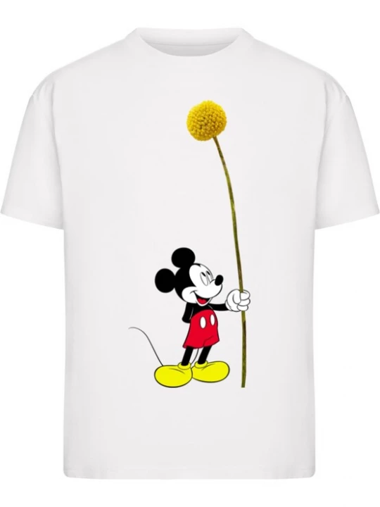 Obrázek produktu Merchcode Tričko 'Mickey Flower Tee' mix barev / bílá