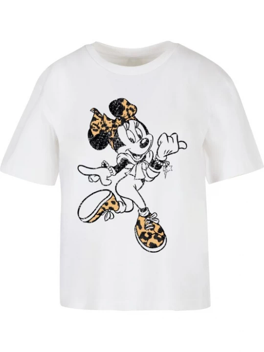 Obrázek produktu Merchcode Tričko 'Minnie Mouse Leo'  mix barev / bílá