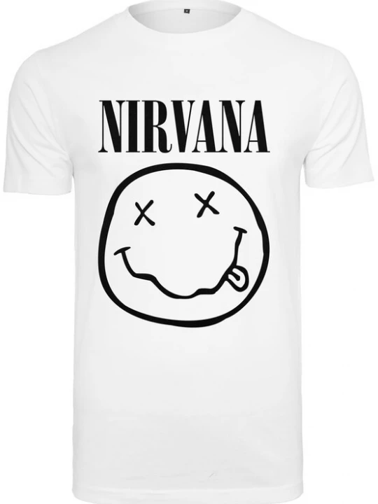 Obrázek produktu Merchcode Tričko 'Nirvana'  černá / bílá