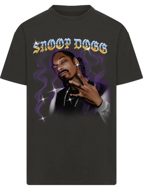 Obrázek produktu Merchcode Tričko 'Snoop Dogg Paintbrush' modrá / žlutá / fialová / černá