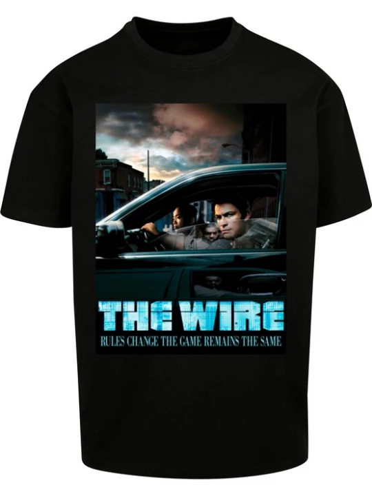 Obrázek produktu Merchcode Tričko 'The Wire Poster'  mix barev / černá