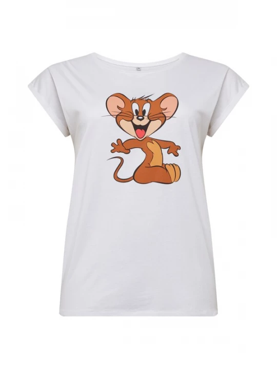 Obrázek produktu Merchcode Tričko 'Tom & Jerry Mouse'  bílá