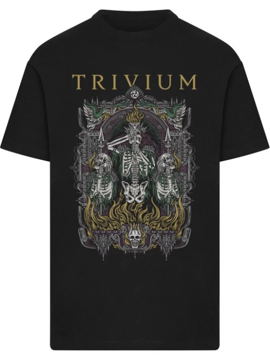 Obrázek produktu Merchcode Tričko 'Trivium Third' mix barev / černá