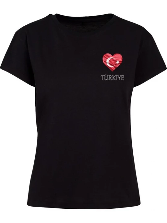 Obrázek produktu Merchcode Tričko 'Turkey'  krvavě červená / černá / bílá