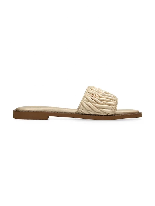 Obrázek produktu Mexx pantofle dámské na plochém podpatku TULLA ZUMO Sandal zlatá