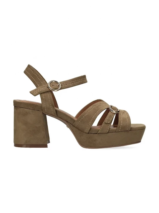 Obrázek produktu Mexx sandály na sloupku TOBIE NICKY Heeled sandal hnědá