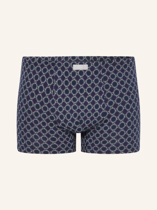 Obrázek produktu Mey Boxerky Řady Sleek Circles tmavě modrá / tmavě červená / khaki