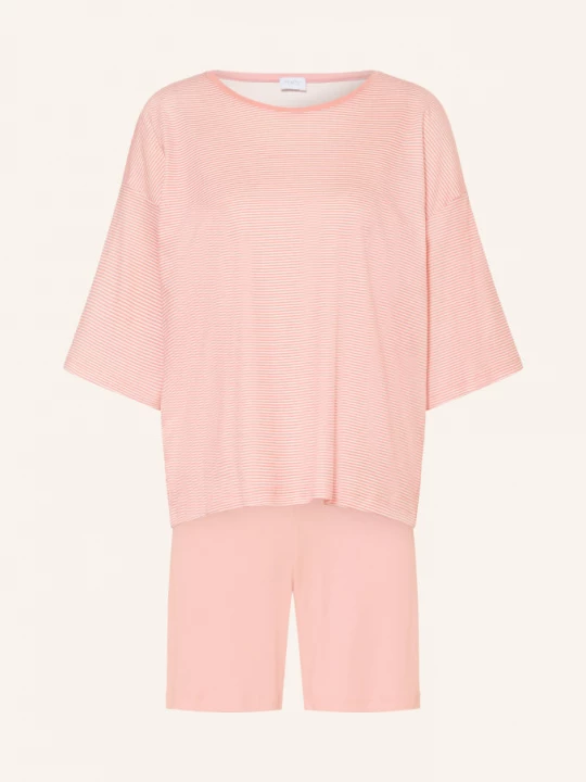 Obrázek produktu Mey Krátké Pyžamo Řady Simple Stripes růžová / režná