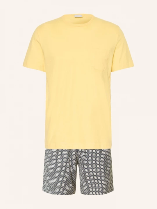Obrázek produktu Mey Krátké Pyžamo tmavě žlutá / khaki / tmavě modrá