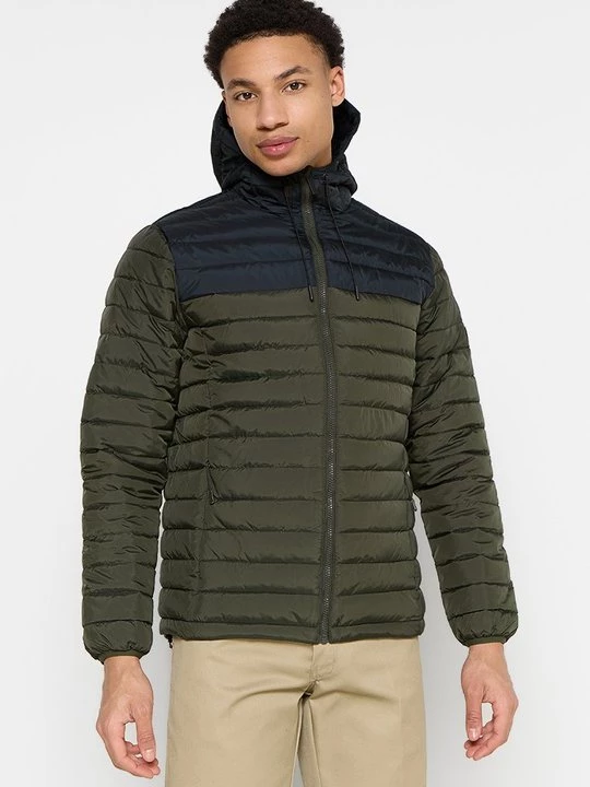 Obrázek produktu Mezisezónní bunda KnowledgeCotton Apparel tmavě zelená