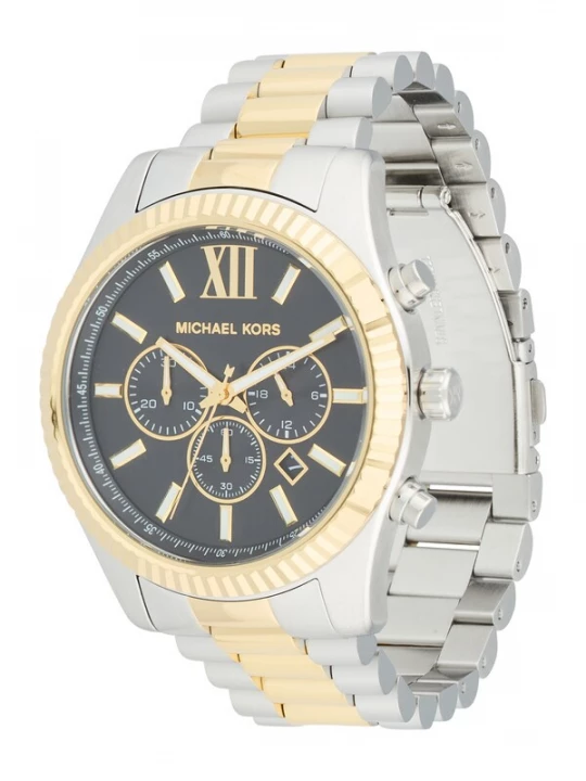 Obrázek produktu Michael Kors Analogové hodinky 'LEXINGTON'  zlatá / černá / stříbrná