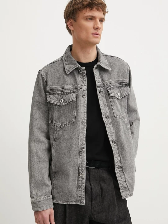 Obrázek produktu Michael Kors Džínová bunda Michael Kors šedá