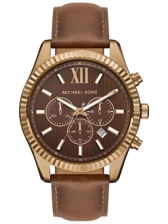 Obrázek produktu Michael Kors hodinky pánské Lexington hnědá
