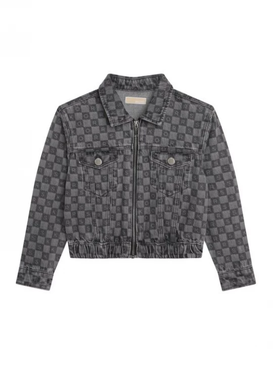 Obrázek produktu MICHAEL KORS KIDS Jeansová bunda R16119 S Šedá Regular Fit