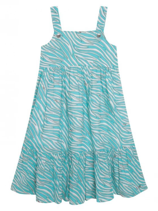 Obrázek produktu MICHAEL KORS KIDS Šaty R12148 S Tyrkysová Regular Fit