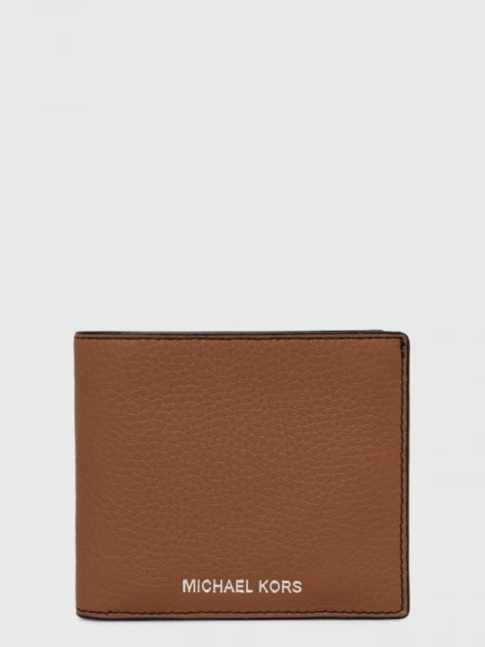 Obrázek produktu Michael Kors Kožená peněženka Michael Kors hnědá