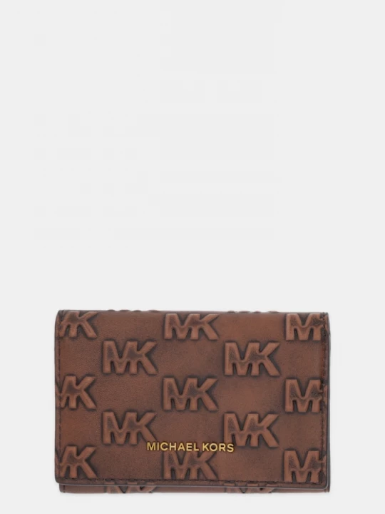 Obrázek produktu Michael Kors Kožená peněženka Michael Kors hnědá