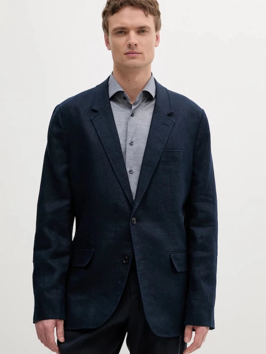 Obrázek produktu Michael Kors Plátěné sako Michael Kors námořnická modř