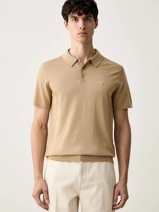 Obrázek produktu Michael Kors polo pánské vlněné béžová