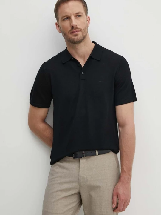 Obrázek produktu Michael Kors polo pánské vlněné černá