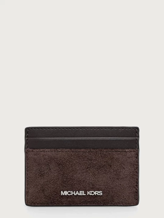 Obrázek produktu Michael Kors pouzdro na karty pánské kožené MASON hnědá