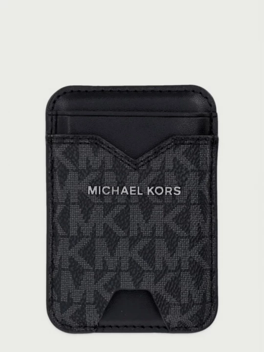 Obrázek produktu Michael Kors pouzdro na karty pánské z imitace kůže HUDSON černá