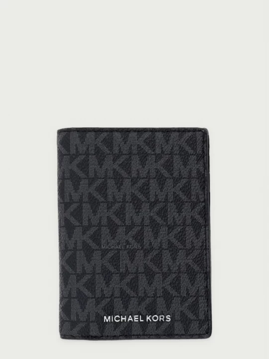 Obrázek produktu Michael Kors pouzdro na karty pánské z imitace kůže HUDSON černá
