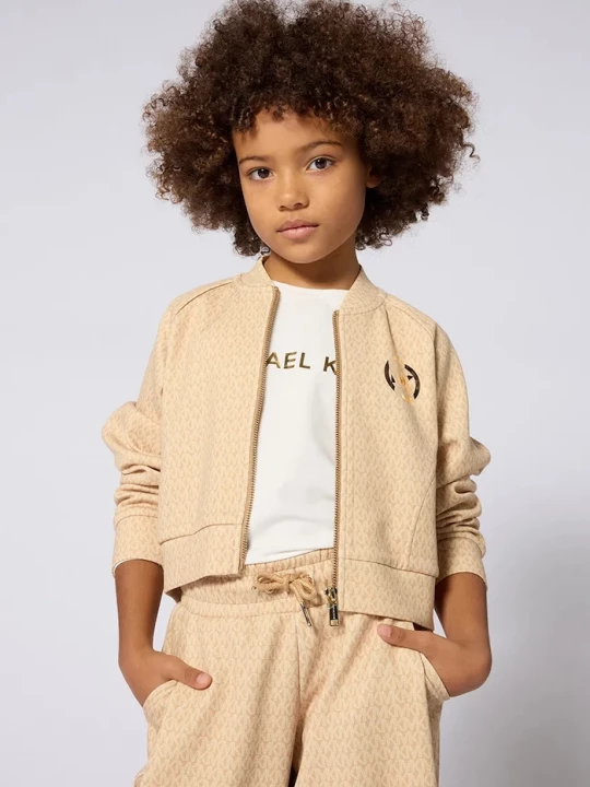 Obrázek produktu Michael Kors rozepínací mikina dětská béžová