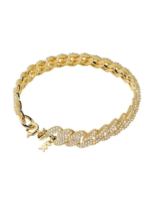 Obrázek produktu Michael Kors Stříbrný náramek Michael Kors zlatá