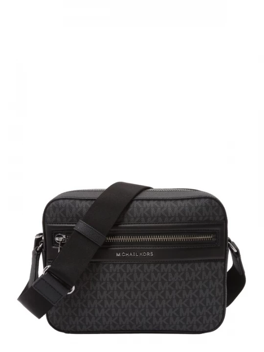 Obrázek produktu Michael Kors Taška přes rameno 'TOUR' tmavě šedá / černá