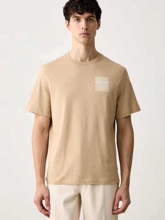 Obrázek produktu Michael Kors tričko pánské bavlněné béžová